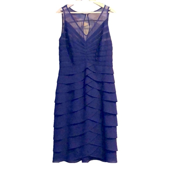 Jessica Eggplant Purple Semi-Formal Dress Size 10 - Picture 1 of 11